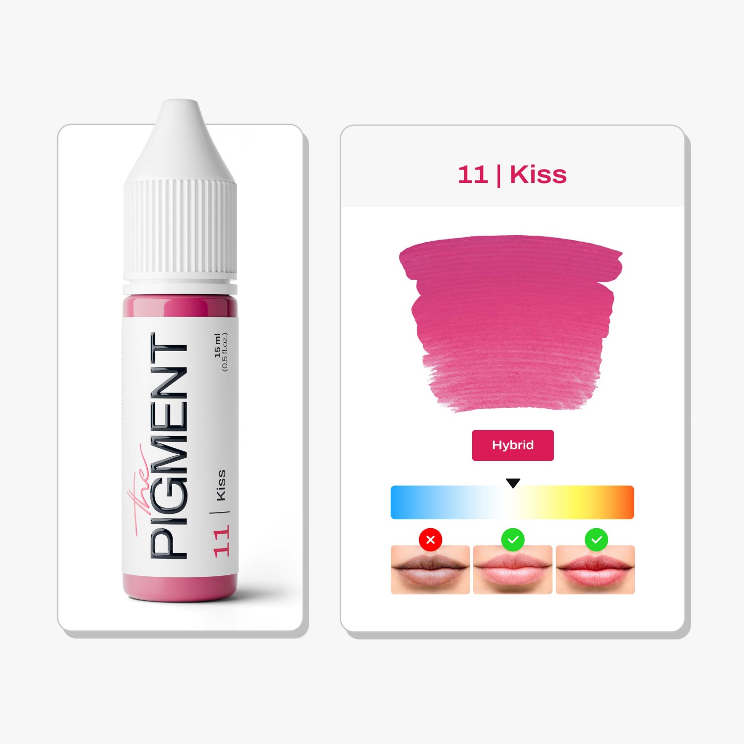 THE PIGMENT ტუჩის პიგმენტი Kiss 15 მლ.